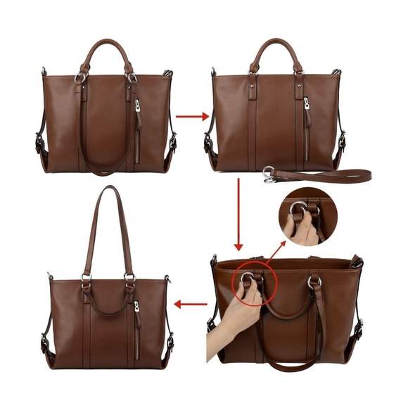 WOMEN'S LARGE LEATHER TOTE - LAST ONE ! - Picture 5 of 7